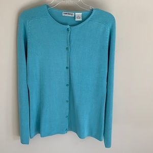 Barry Bricken 100% Silk Cardigan Sweater